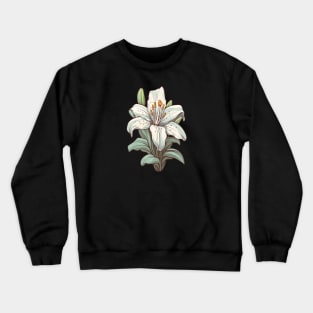 Lily Flower Crewneck Sweatshirt